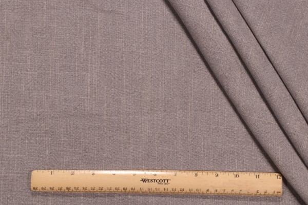 Solid Woven Decorator Fabric in Silver