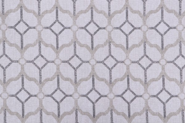 Magnolia Home Rockaway Printed Cotton Drapery Fabric in Pewter