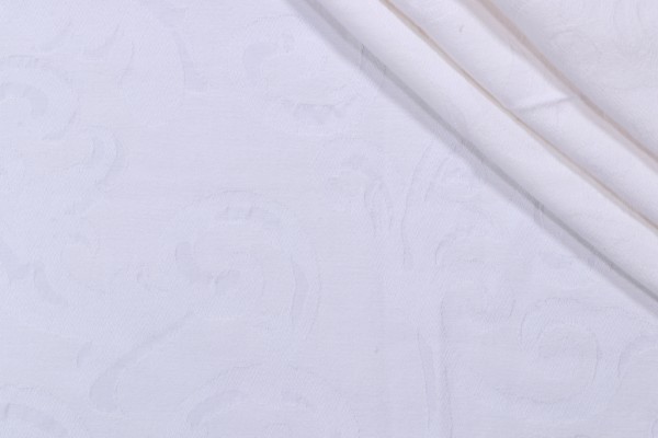 Alicia Matelasse Upholstery Fabric in Bleach
