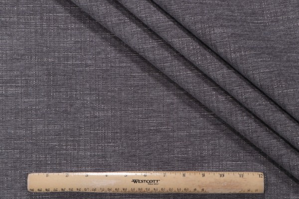 1 Yard Maxwell Woven Chenille Upholstery Fabric in Smoke
