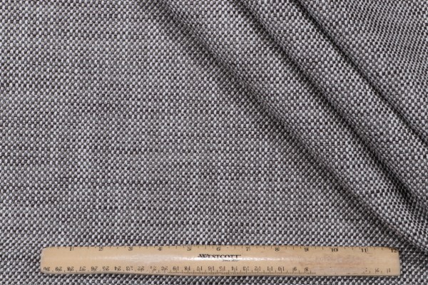 Robert Allen Hicks Weave BK Woven Upholstery Fabric in Eclipse