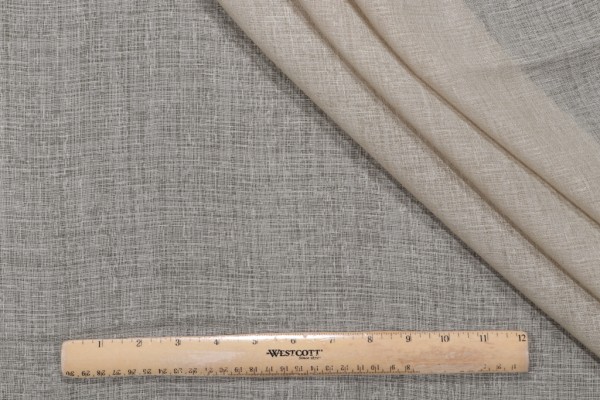 Gazelle Sheer Drapery Fabric in Jade