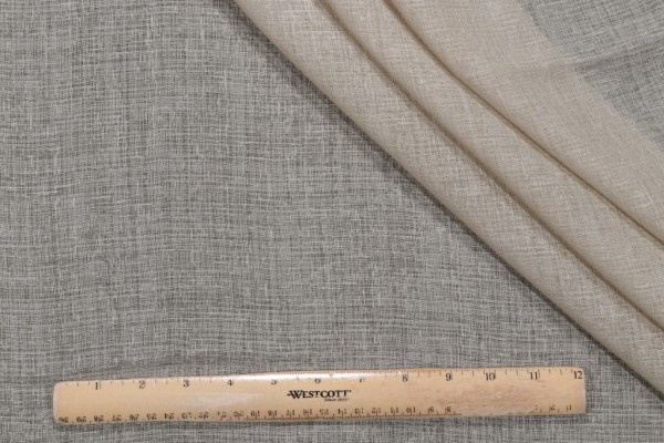 Gazelle Sheer Drapery Fabric in Jade