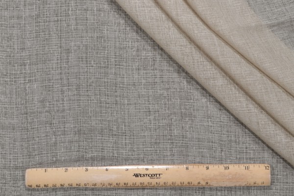 Gazelle Sheer Drapery Fabric in Jade