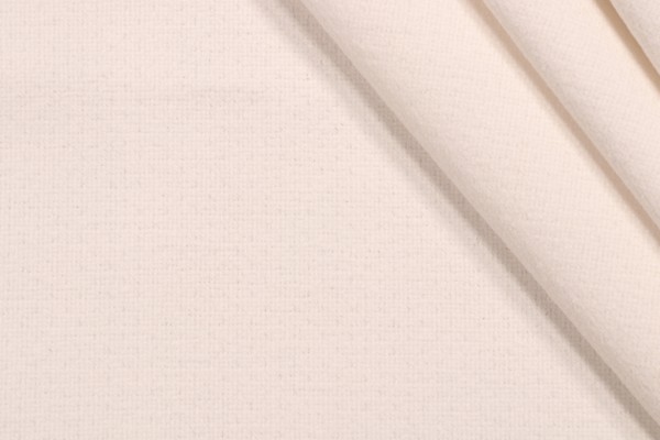 Crypton Textured Woven High Performance Chenille Upholstery Fabric in Off White
