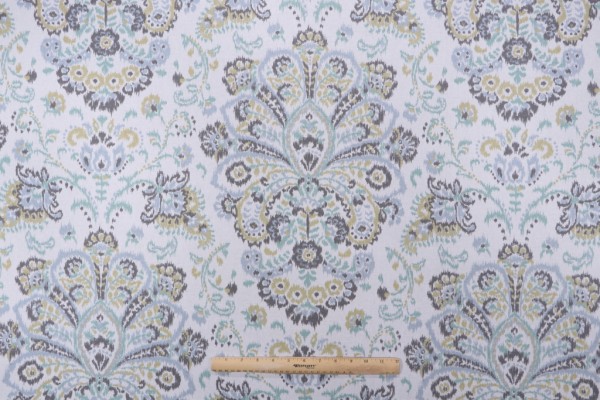 Magnolia Home Provence Printed Cotton Drapery Fabric in Mist