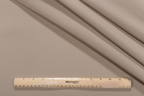 SunReal Solid Canvas Woven Solution Dyed Acrylic Outdoor Fabric in Antique Beige 