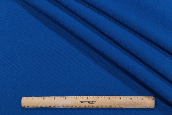 SunReal Solid Canvas Woven Solution Dyed Acrylic Outdoor Fabric in Pacific Blue 