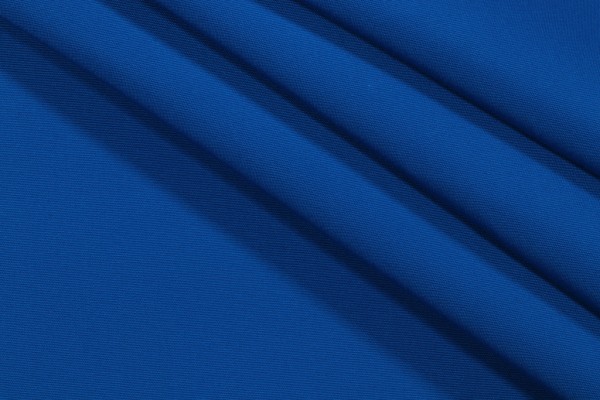 SunReal Solid Canvas Woven Solution Dyed Acrylic Outdoor Fabric in Pacific Blue 