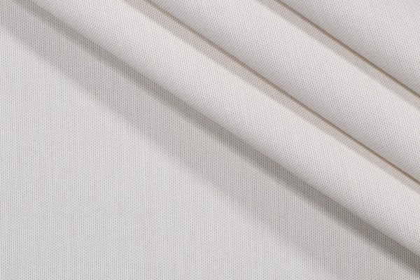 SunReal Solid Canvas Woven Solution Dyed Acrylic Outdoor Fabric in Ivory 