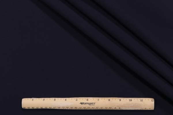 SunReal Solid Canvas Woven Solution Dyed Acrylic Outdoor Fabric in Navy 