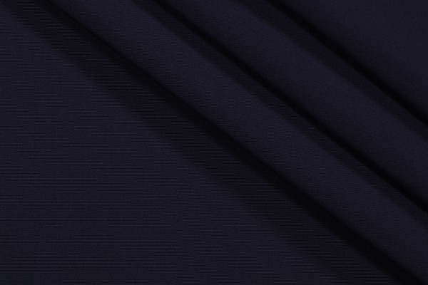 SunReal Solid Canvas Woven Solution Dyed Acrylic Outdoor Fabric in Navy 
