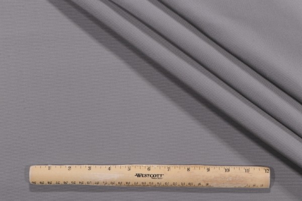 SunReal Solid Canvas Woven Solution Dyed Acrylic Outdoor Fabric in Cadet Grey 