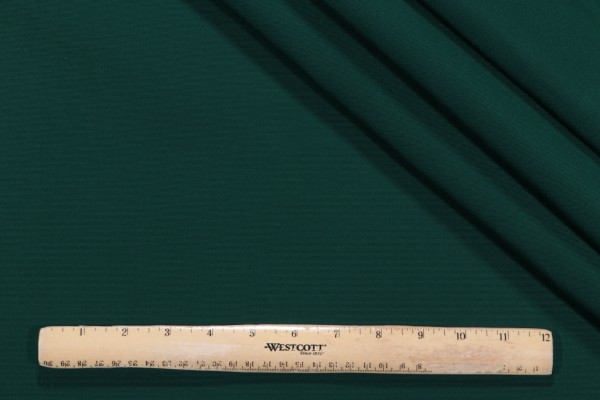 SunReal Solid Canvas Woven Solution Dyed Acrylic Outdoor Fabric in Forest Green 