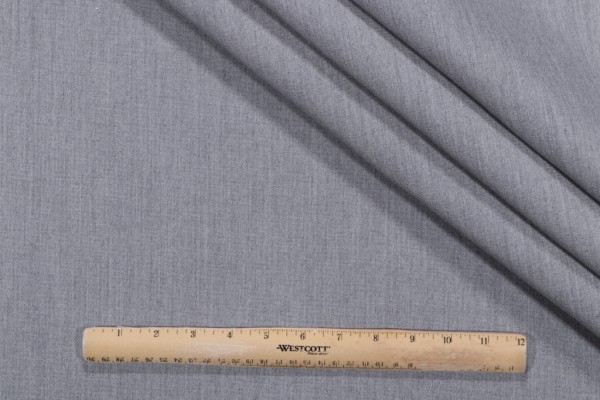 SunReal Solid Canvas Woven Solution Dyed Acrylic Outdoor Fabric in Granite 