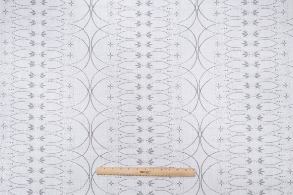 Hamilton Hubble Printed Cotton Drapery Fabric in Stone 