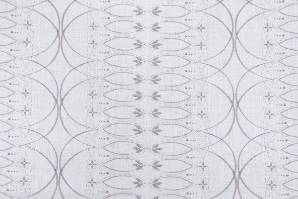 Hamilton Hubble Printed Cotton Drapery Fabric in Stone 