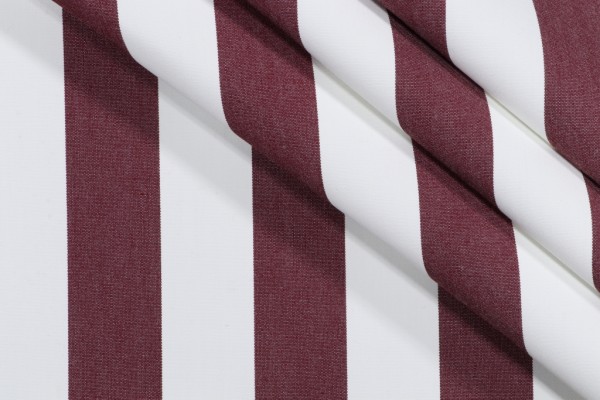 SunReal Cabana Woven Solution Dyed Acrylic Outdoor Fabric in Burgundy 