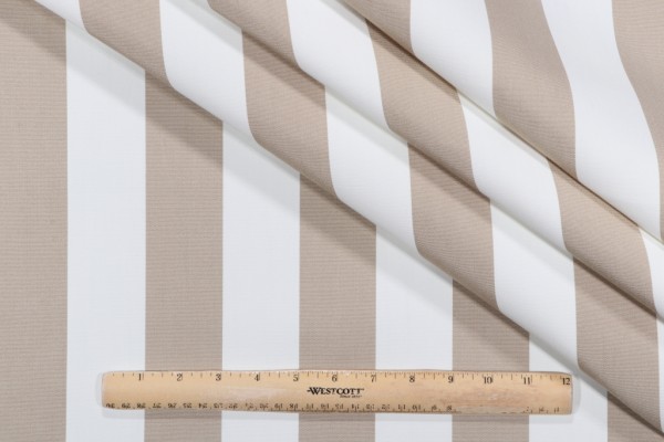 SunReal Cabana Woven Solution Dyed Acrylic Outdoor Fabric in Beige 