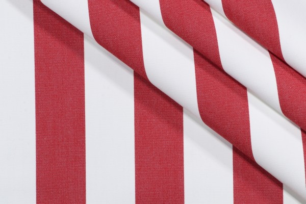 SunReal Cabana Woven Solution Dyed Acrylic Outdoor Fabric in Red 
