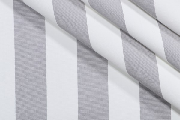 Sample of SunReal Cabana Woven Solution Dyed Acrylic Outdoor Fabric in Grey 