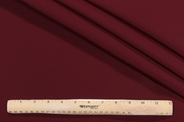 Sample of SunReal Awning/Marine Grade Woven Solution Dyed Acrylic Outdoor Fabric in Burgundy 