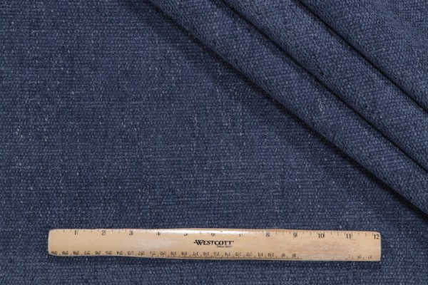 PK Lifestyles Rowan Performance Woven Chenille Upholstery Fabric in Indigo 