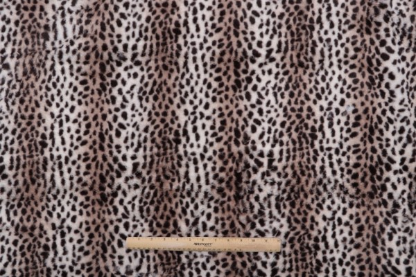 PK Lifestyles Cheetah Path Faux-Fur Decorator Fabric in Savanna 
