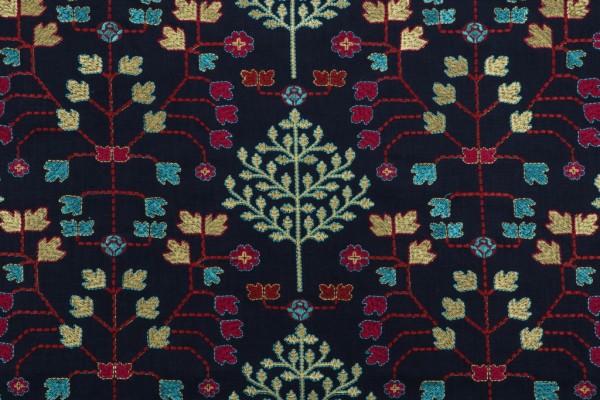 PK Lifestyles Anatolian Embroidered Drapery Fabric in Mystical 