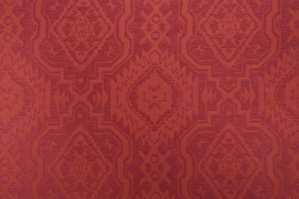PK Lifestyles Taos Blanket Woven Upholstery Fabric in Garnet 
