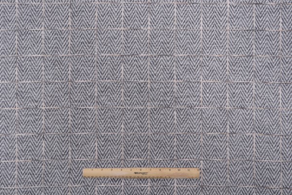 PK Lifestyles Malay Tweed Woven Upholstery Fabric in Charcoal 
