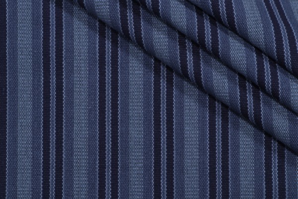 PK Lifestyles Silverton Stripe Woven Decorator Fabric in Indigo 