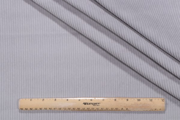 PK Lifestyles Wales Corduroy Upholstery Fabric in Cloud 