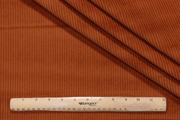 Sample of PK Lifestyles Wales Corduroy Upholstery Fabric in Harvest 