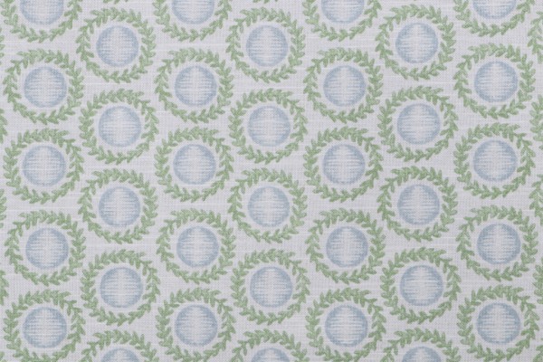 Sample of PK Lifestyles Nesting Printed Cotton Drapery Fabric in Willow 