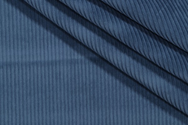 PK Lifestyles Wales Corduroy Upholstery Fabric in Delft 