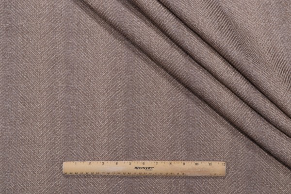 Godiva Woven Upholstery Fabric in Pewter