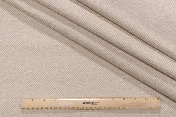 Valdese Weavers Jumper Woven Crypton Home Finish Upholstery Fabric in Tusk