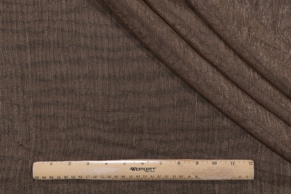 Nettle Sheer Drapery Fabric in Antique