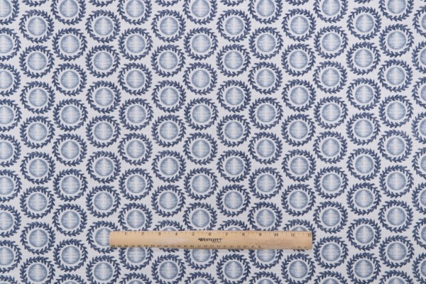 PK Lifestyles Nesting Printed Cotton Drapery Fabric in Luna 