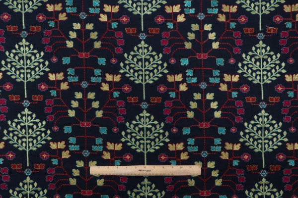 PK Lifestyles Anatolian Embroidered Drapery Fabric in Mystical 