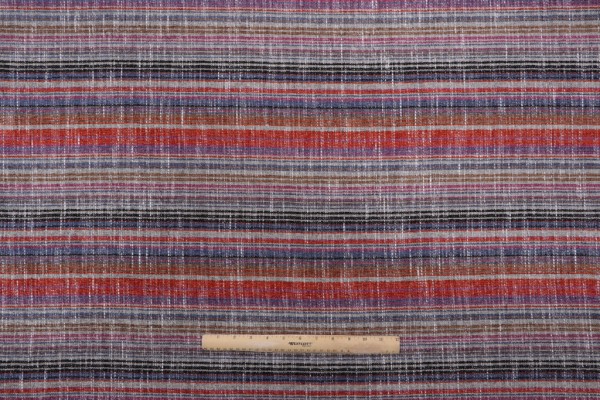 PK Lifestyles Carson Stripe Woven Chenille Upholstery Fabric in Sunset 