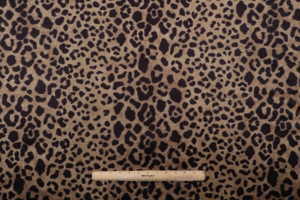 PK Lifestyles Sulu Spots Printed Velveteen Decorator Fabric in Caramel 