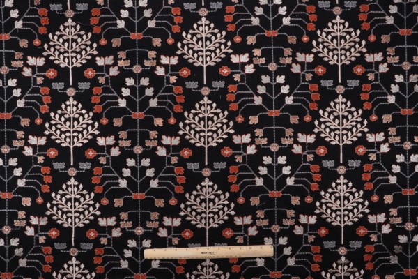 Click for PK Lifestyles Anatolian Embroidered Drapery Fabric in Ember  PK Lifestyles Anatolian Embroidered Drapery Fabric in Ember