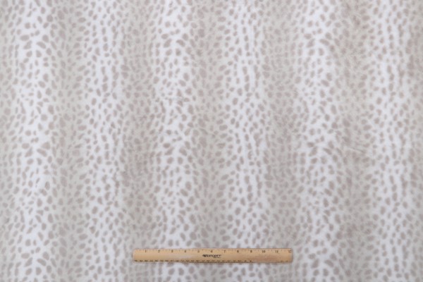 PK Lifestyles Cheetah Path Faux-Fur Decorator Fabric in Fawn 