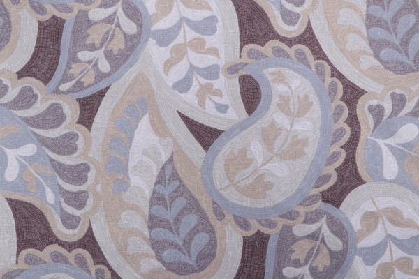 Duralee Rhianna Printed Cotton Drapery Fabric in 781-Buckskin