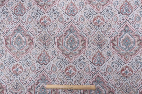 Magnolia Home Cathell Printed Cotton Drapery Fabric in Clay 