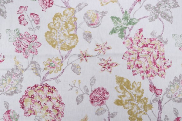 Click for 2.25 Yards Alexander Printed Drapery Fabric in Flamingo Alexander Printed Drapery Fabric in Flamingo