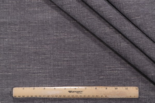 1 Yard Maxwell Woven Chenille Upholstery Fabric in Smoke