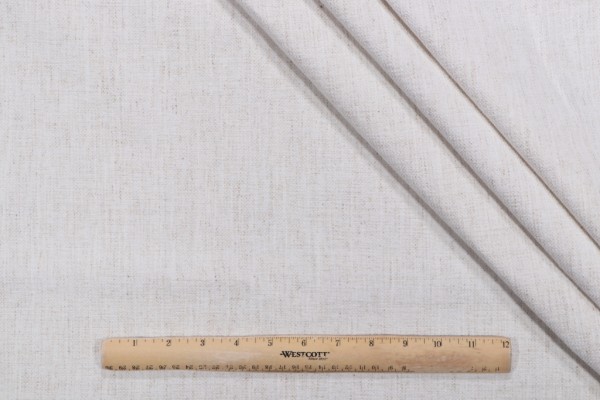 Crypton Nomad High Performance Woven Chenille Upholstery Fabric in Snow